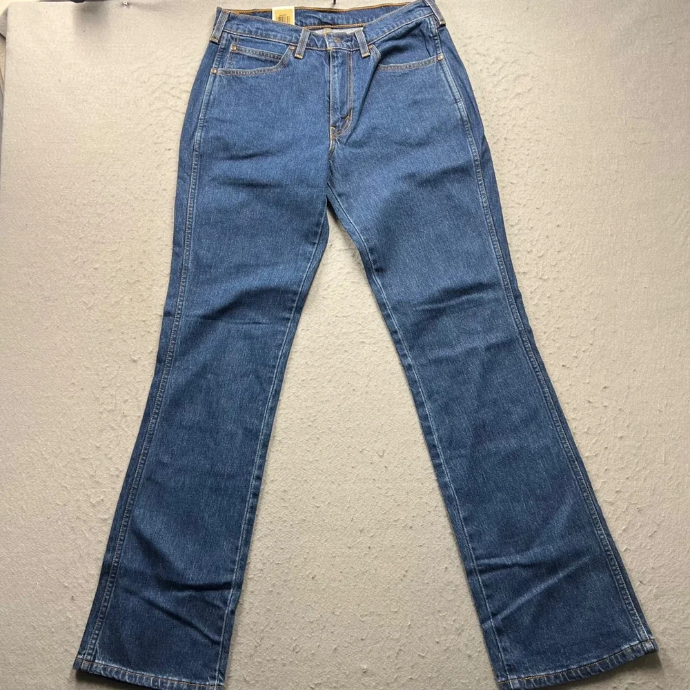 Levis 537 Western Bootcut Jeans Mens 31x34 Medium Wash Stretch Denim NWT 2364